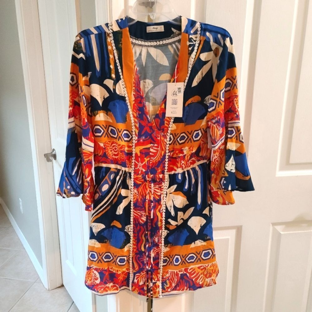 Maaji Midnight Sky Marlee Kaftan Size M NWT